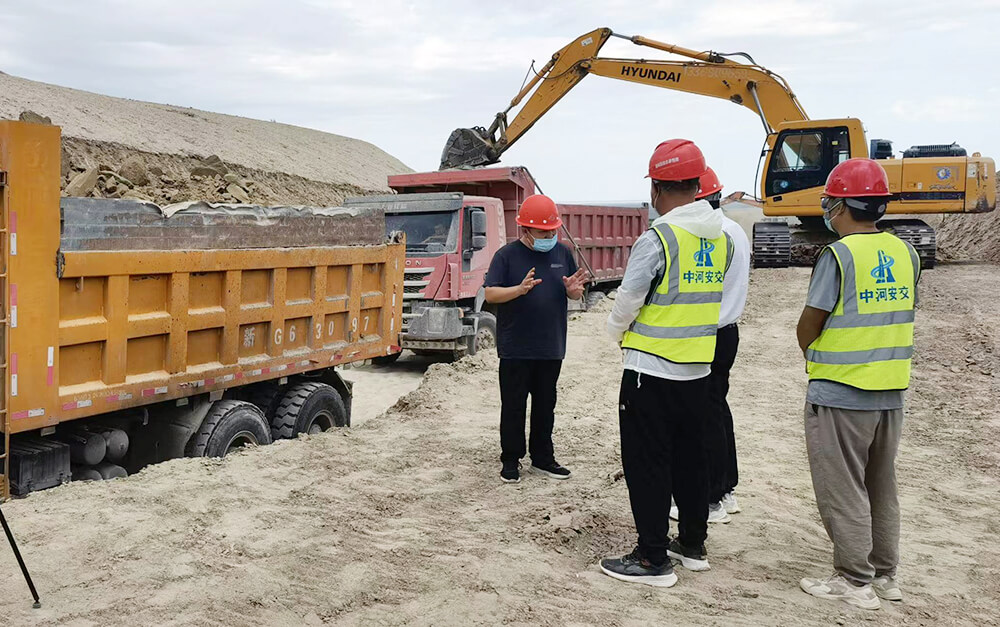 中河安交建設集團承建精河縣工業園區至公鐵物流園建設項目